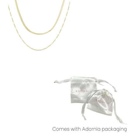 14k Gold Plated Set of 2 Necklaces