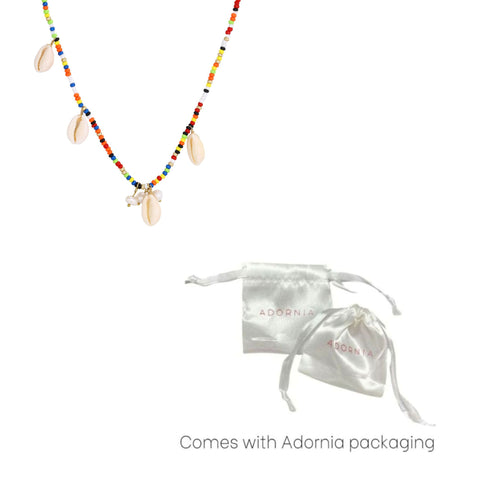Freshwater Pearl Color Bead Shell Necklace