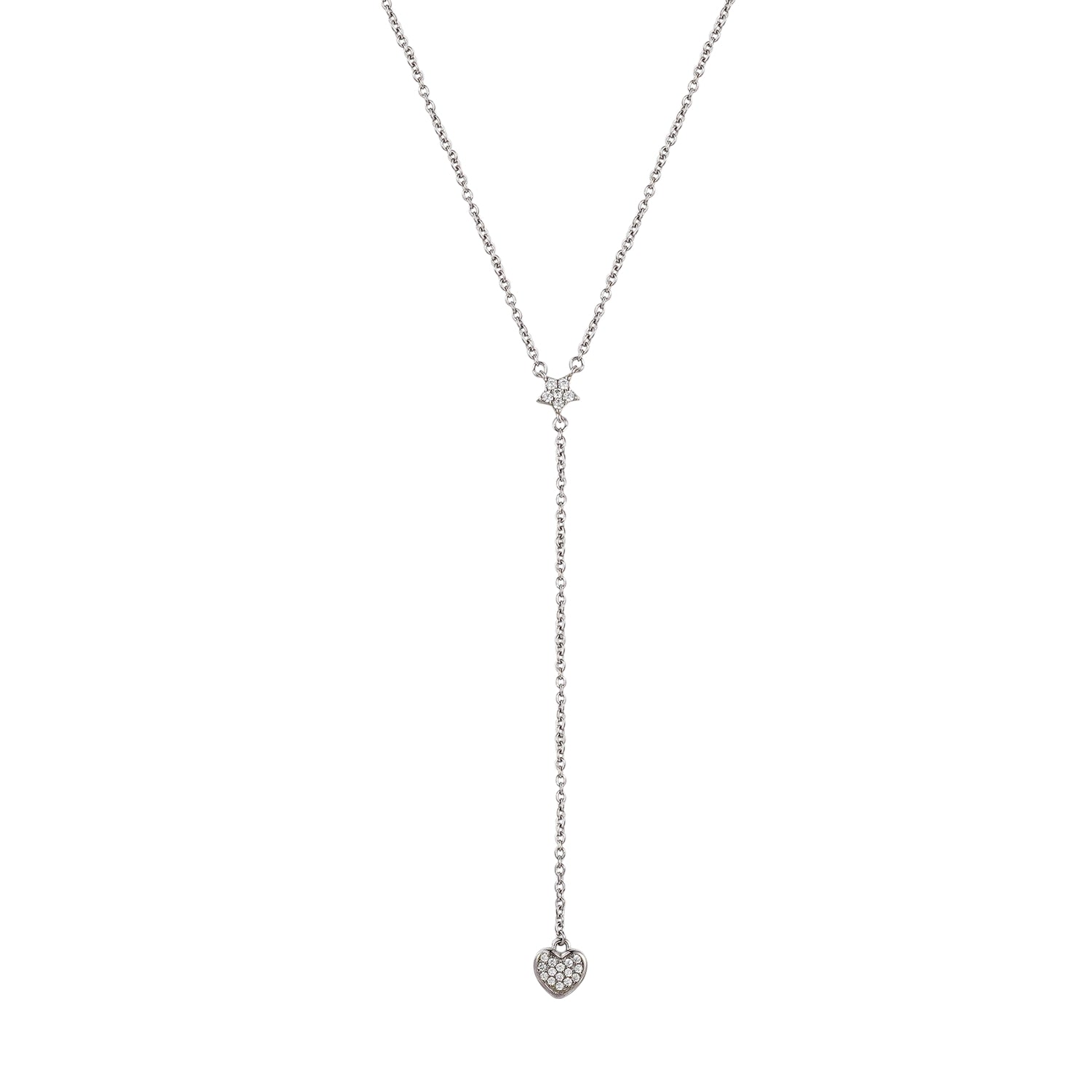 ◇HYERES LOR◇ [by IER] Silver (W) sequin necklace BH7N40710 Adornia Star and Heart Y-Necklace silver – ADORNIA
