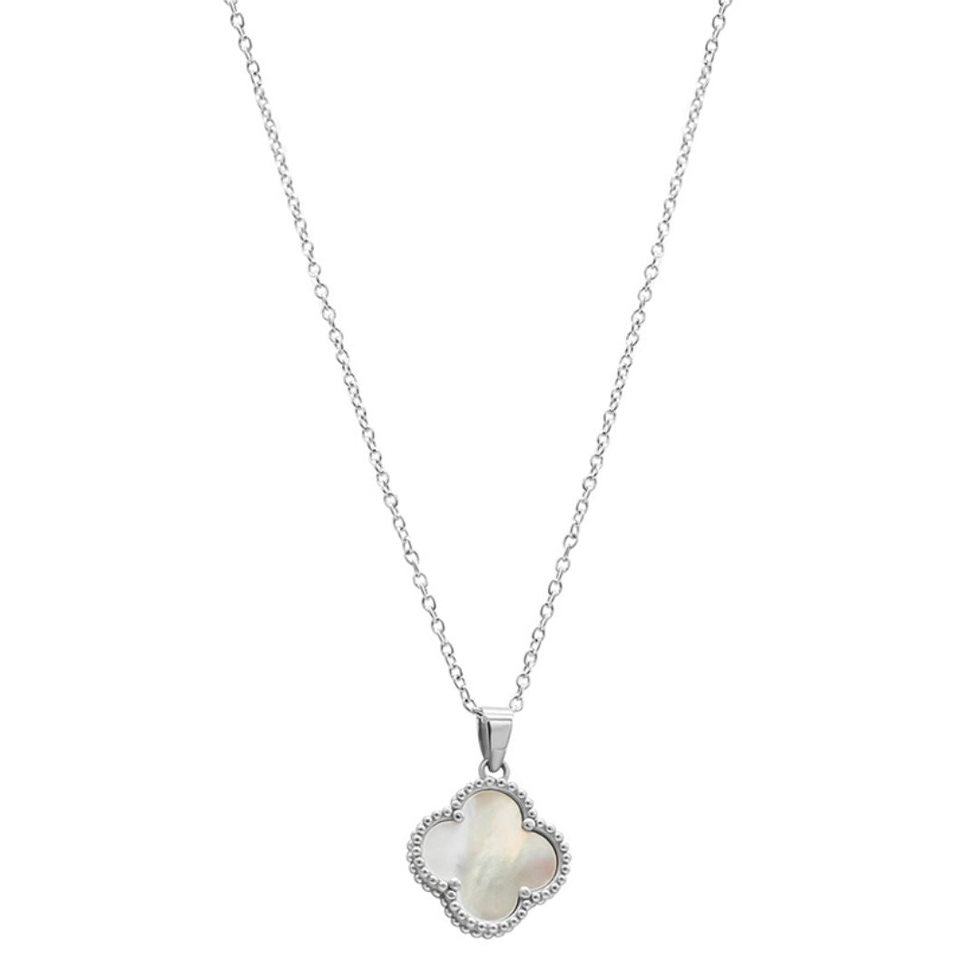 Fiercely Flowering - White Flower Necklace - Life Of The Party Decembe