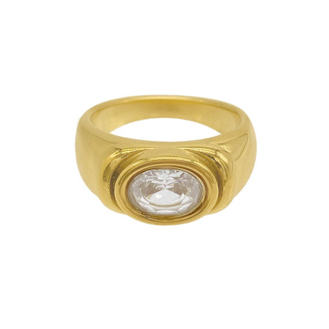 Crystal Ring gold