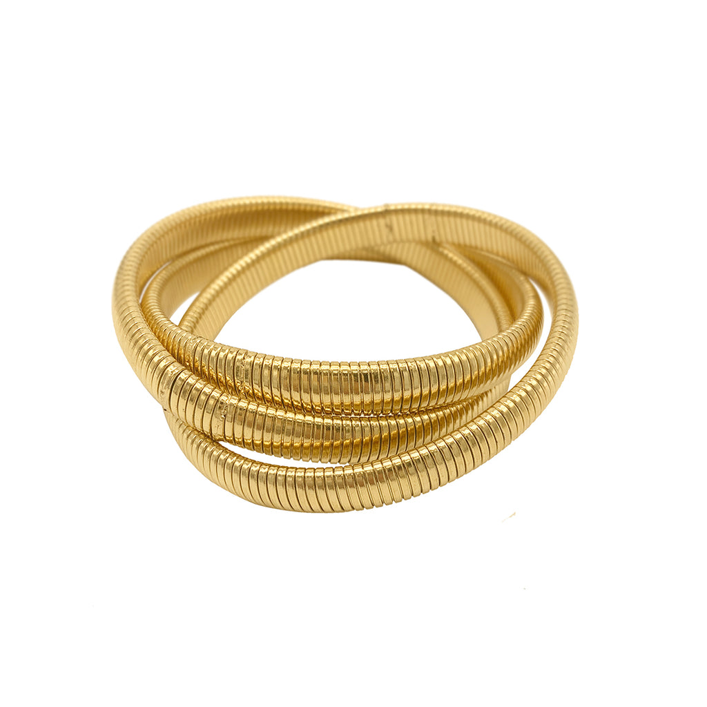 Omega Chain Triplet Bracelet gold