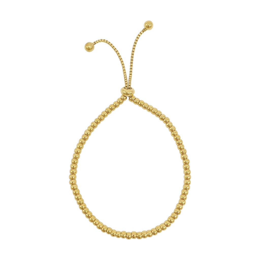 Diamond Bolo Bracelet | Adjustable | 18K Yellow Gold | Fine Jewelry |  Design House | Waco, TX