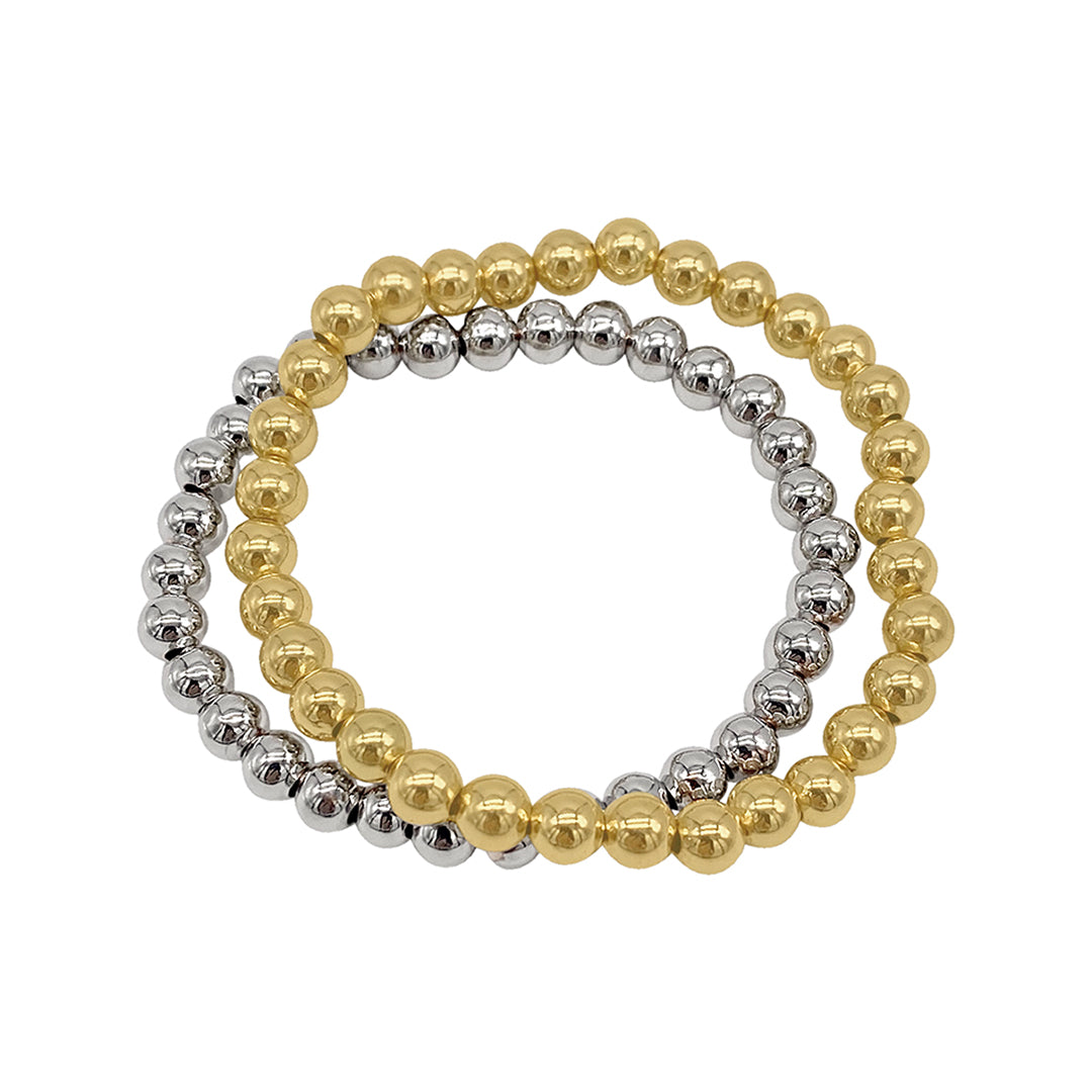Buy Gold Bead Bracelet-gold Filled Beaded Bracelet 4mm 8mm 18K Gold Filled Bead  Bracelet-gold Ball Bracelet Gift for Her Online in India - Etsy
