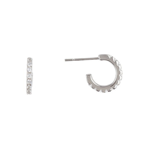 Mini Hoop Earrings silver gold