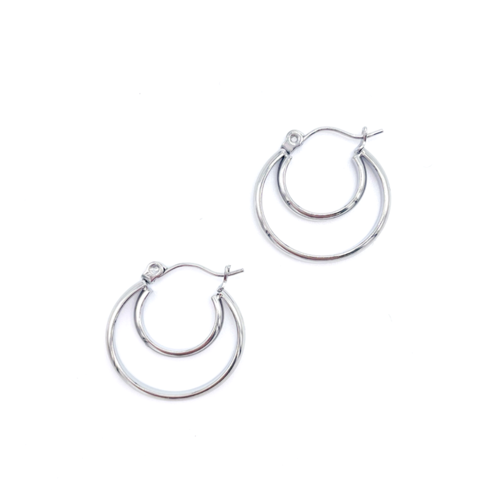 Crescent midi hoops deals
