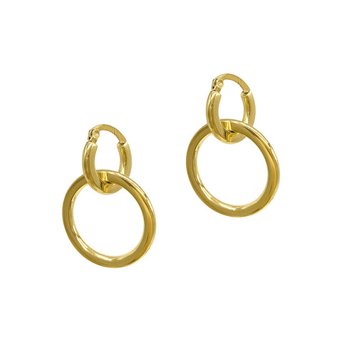 Dangle Hoops gold