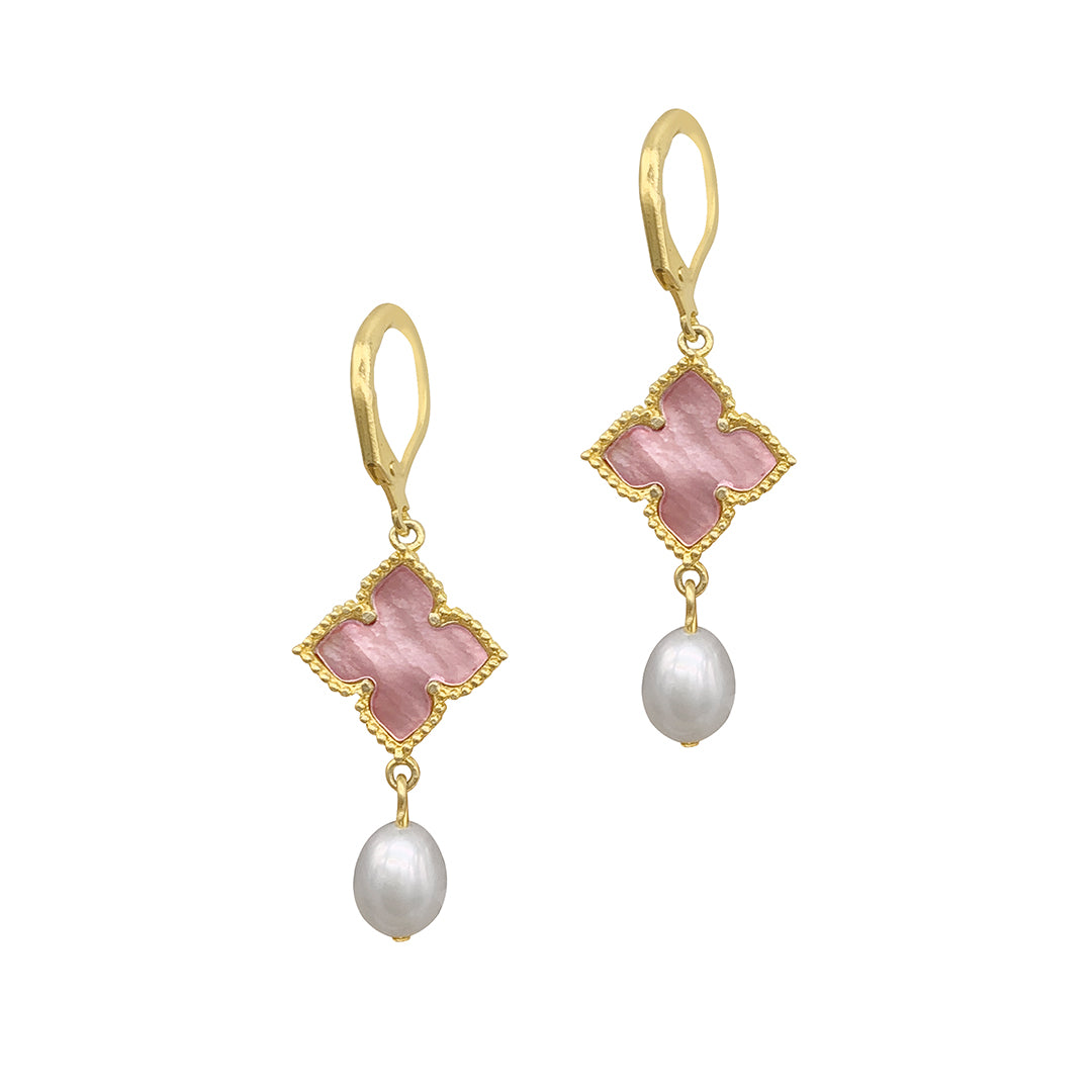 Adornia Pearl Huggie Drop Earrings gold – ADORNIA
