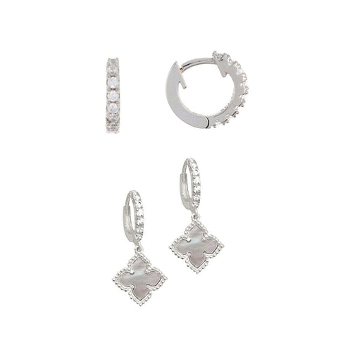 Adornia Starburst Drop Earrings silver – ADORNIA