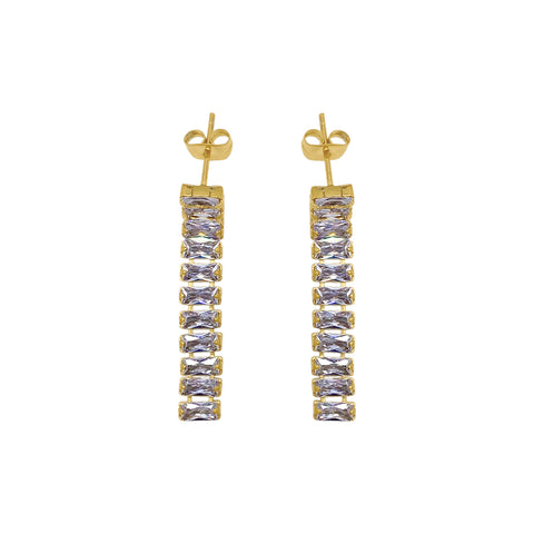 Adornia Starburst Drop Earrings silver – ADORNIA