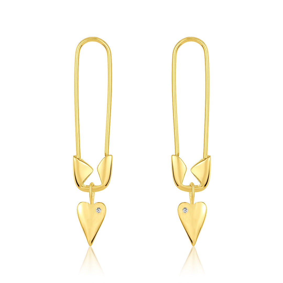 Louis Vuitton Charm and Pearl Yellow Gold Hoop Earrings