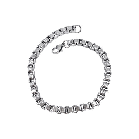 Box Chain Bracelet silver