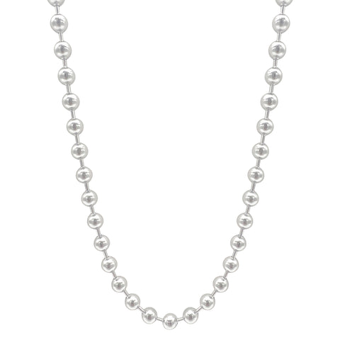 Ball Chain Necklace silver