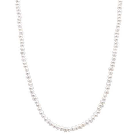 Seed Pearl Necklace gold