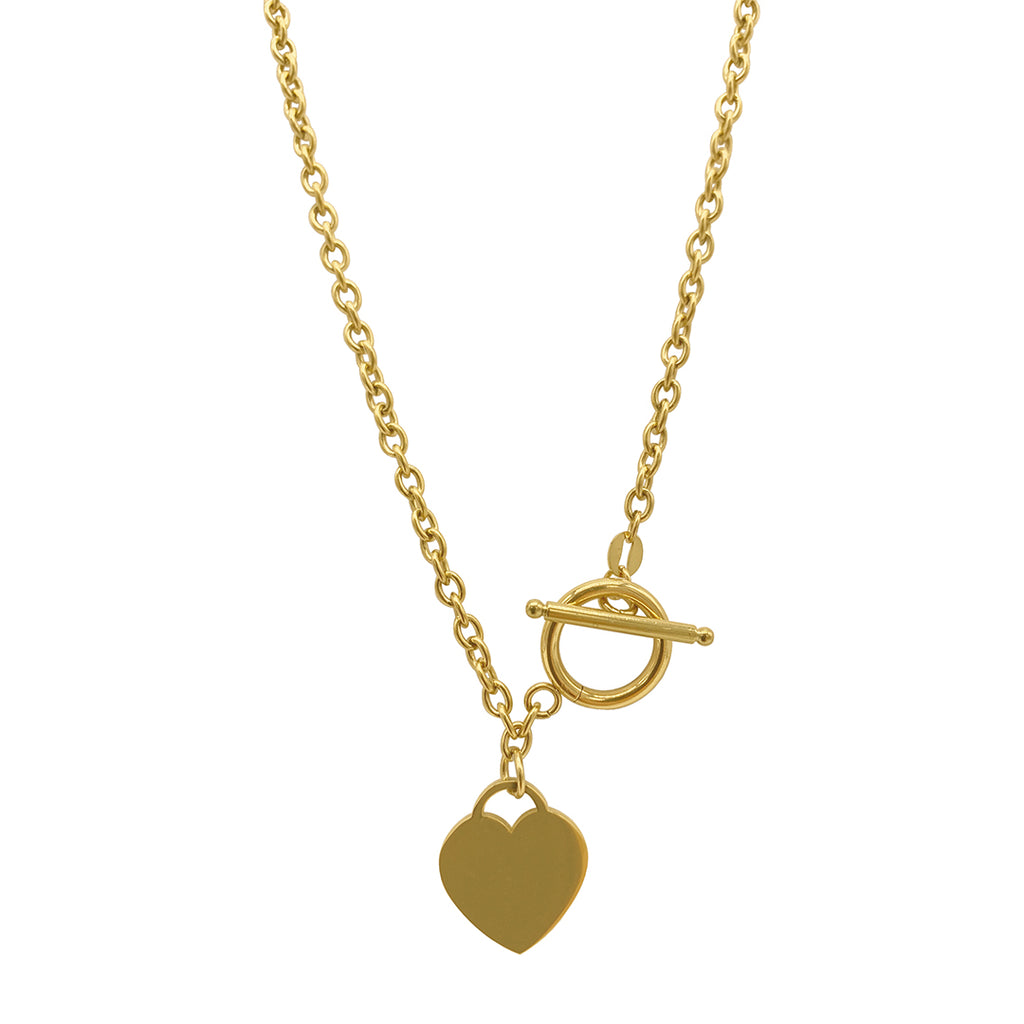Vintage 1980s 9 Carat Yellow Gold Shield Padlock Pendant and Chain –  Imperial Jewellery