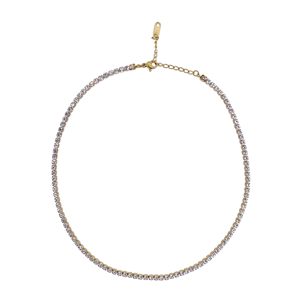 Tennis Necklace gold