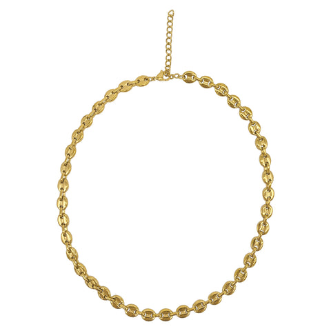 Mariner Puff Chain Necklace gold