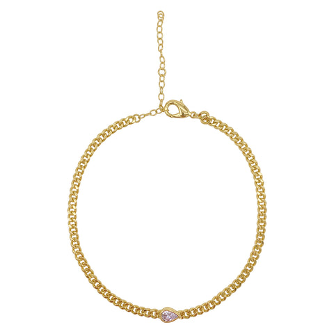 CRYSTAL CARABINER CHAIN NECKLACE - SILVER/GOLD – Aubree P. Boutique
