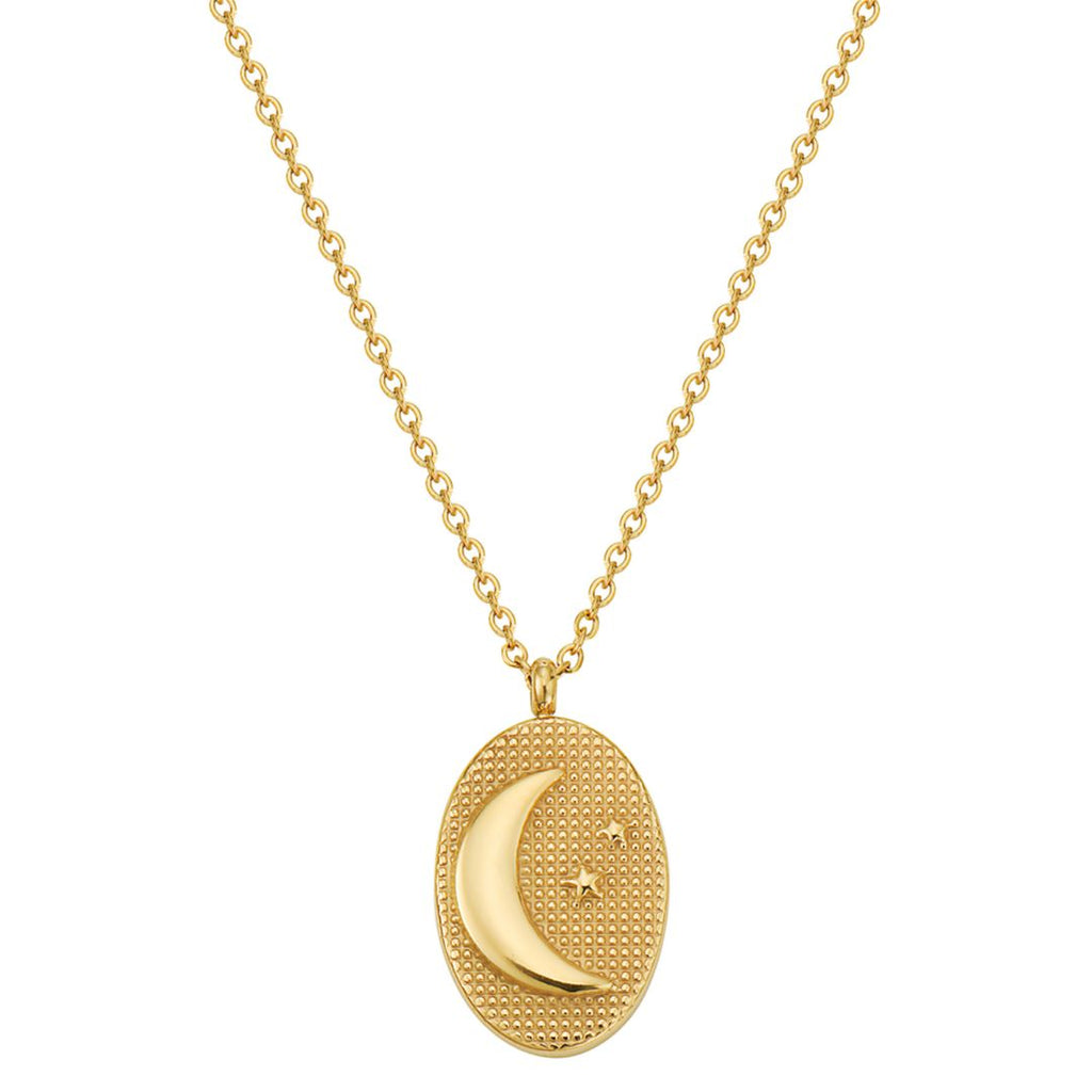 Moon Tablet Necklace gold