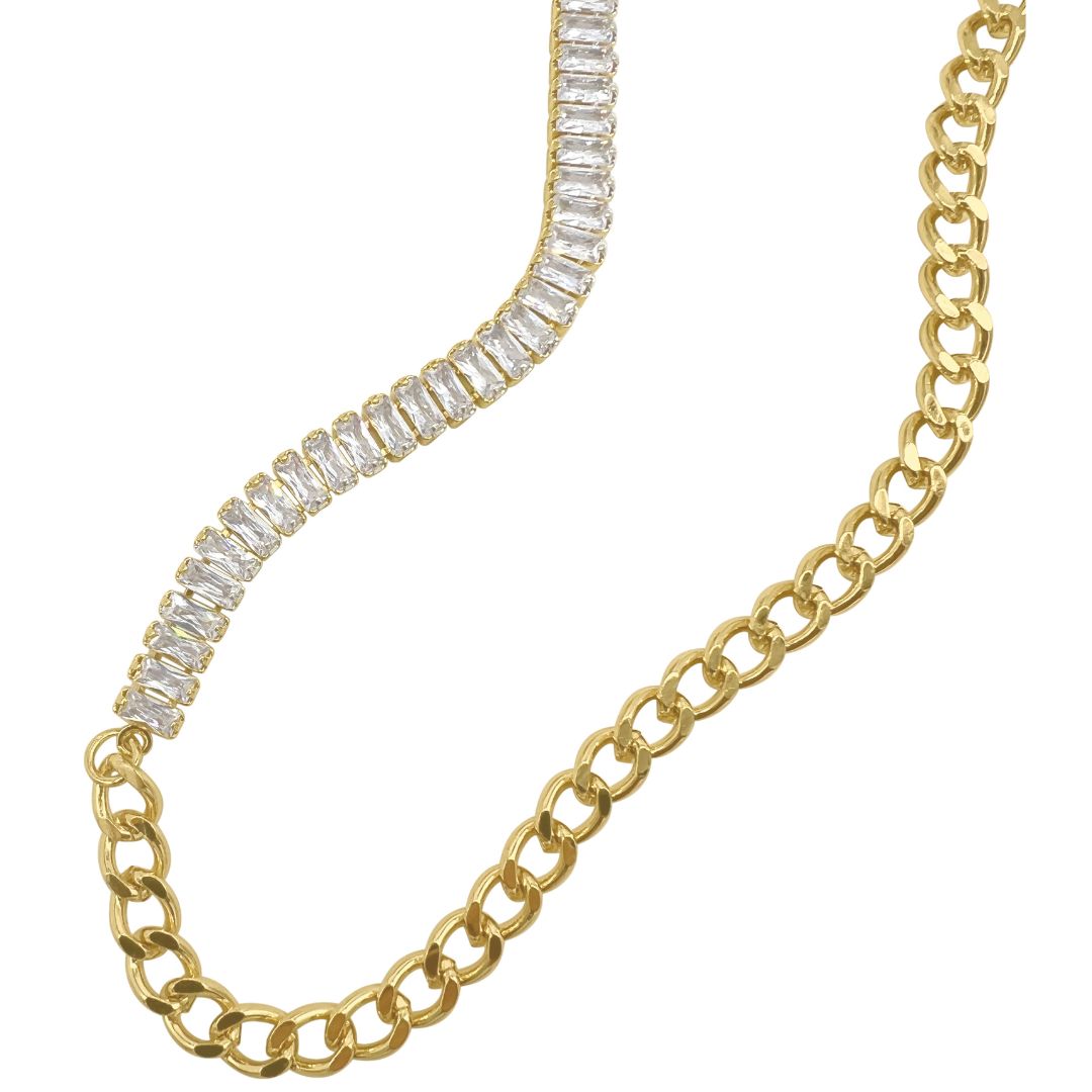 Curb Chain Necklace - Gold