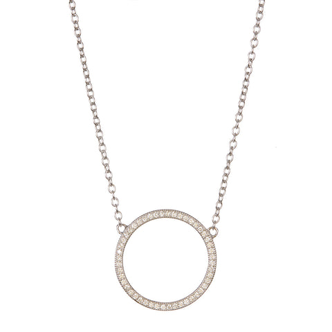 14k Gold Plated Circular Necklace
