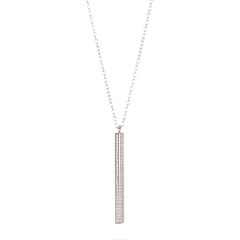 Adornia Rosary Choker Necklace moonstone black spinel silver – ADORNIA