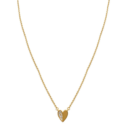Half Heart Necklace gold