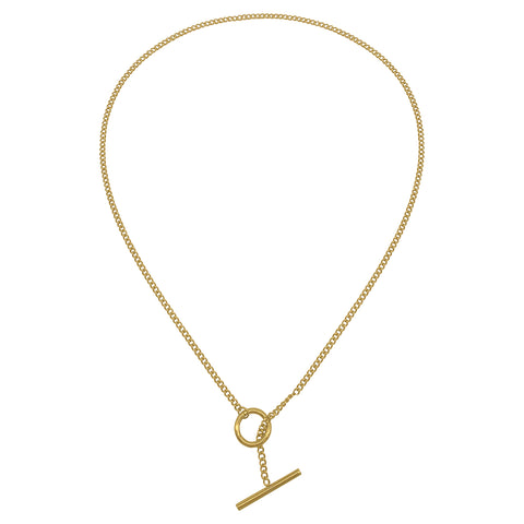 Y Toggle Necklace gold