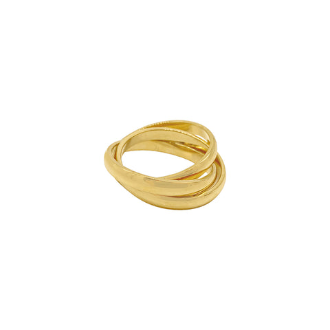 Interlocking Rings gold