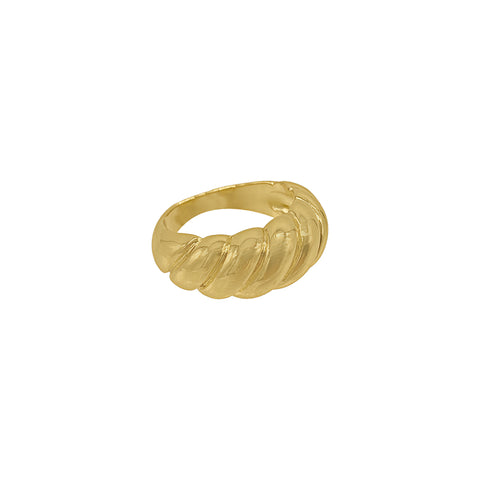 Croissant Ring gold